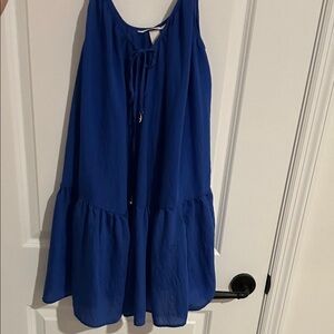 H&M Blue Sleeveless Dress